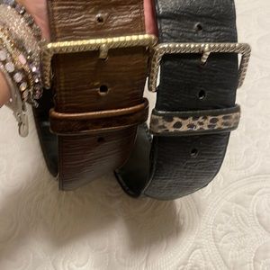 Two thick band Stylish belts